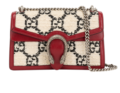 Medium Dionysus Tweet, &pound;950, Handbags, Red/White, Leather, Front view